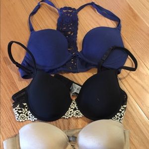 Three bras size 32B